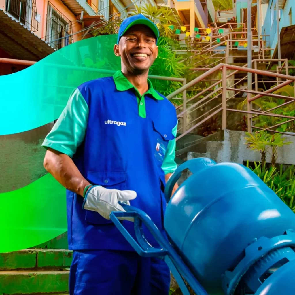 Entrega de botijão Ultragaz